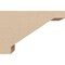 Ekena Millwork 3"W x 9"D x 6"H Classic Burlington Rough Cedar Woodgrain TimberThane Corbel, Primed Tan CORUR03X09X06BURRCPR - alternate 4